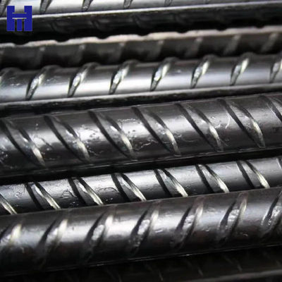 HRB400 Deformed Steel Rebar Iron Rods 12m For Construction