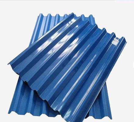Ppgi Corrugated Metal Roofing Sheet Prepainted Galvanized Steel  0.8mm 1250mm