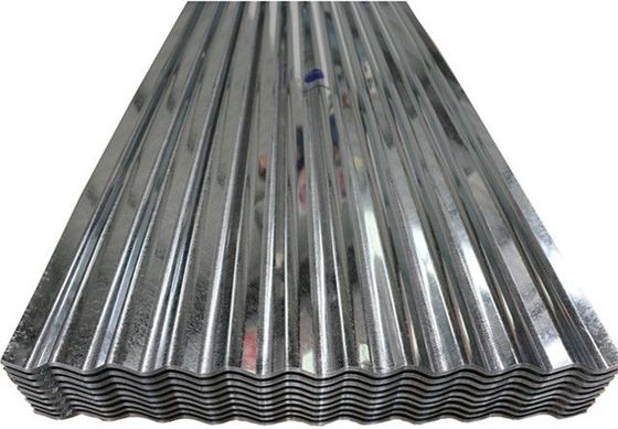 30-275G/M2 Corrugated Metal Roofing 762-1200mm 0.13-1.0/BWG/AWG EN10147