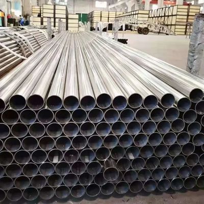 Polished 304 Seamless Steel Pipe Customized JIS Standard