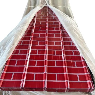 Ral Color Roofing Corrugated Steel Sheet 600 - 1250mm 275g/M2
